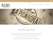 Tablet Screenshot of dycom.com.mx